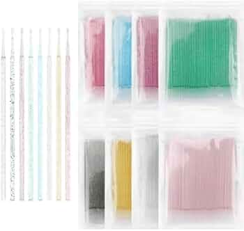 Micro brushy glitter colorespaquete c/6