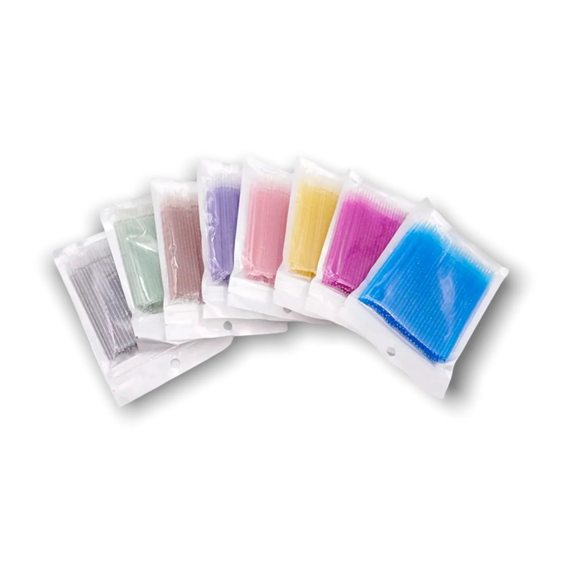 Micro brushy glitter colorespaquete c/6